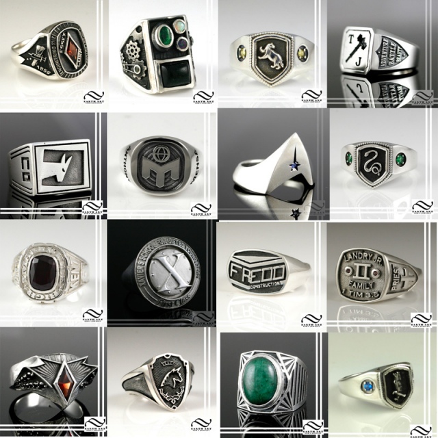 A small Collection of Signet Rings 2016 A small Collection of Signet Rings 2016